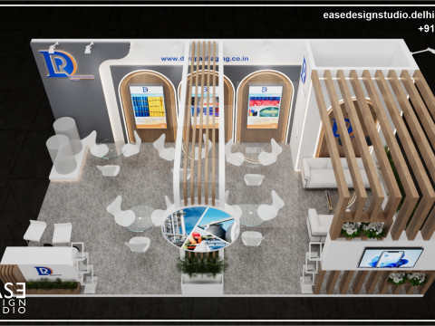 Exhibition Stand 9x5 3Sides D5V1 3D 模型