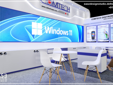 Exhibition Stand 7x5 2Sides D1V1 3D Model