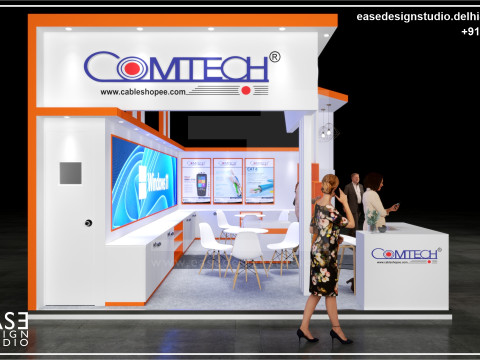 Exhibition Stand 7x5 2Sides D2V1 3D-Modell