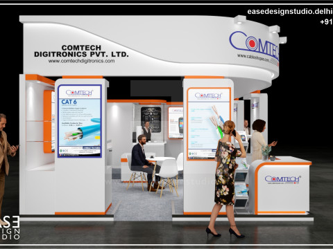 Exhibition Stand 7x5 2Sides D3V1 Modèle 3D