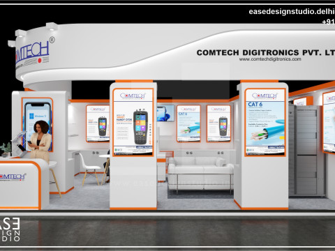 Exhibition Stand 7x5 2Sides D3V1 Modèle 3D