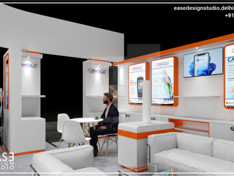Exhibition Stand 7x5 2Sides D3V1 Modèle 3D