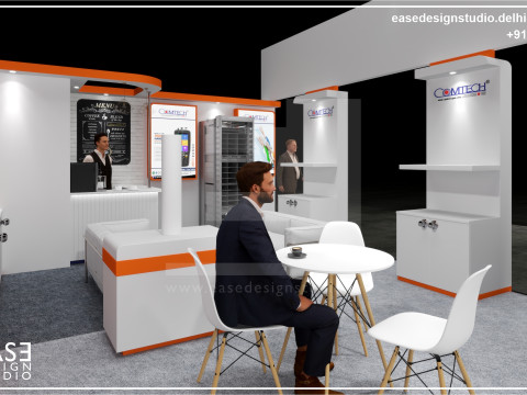 Exhibition Stand 7x5 2Sides D3V1 Modèle 3D