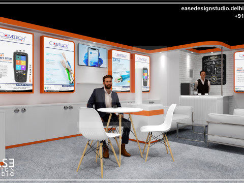 Exhibition Stand 7x5 2Sides D3V1 Modèle 3D