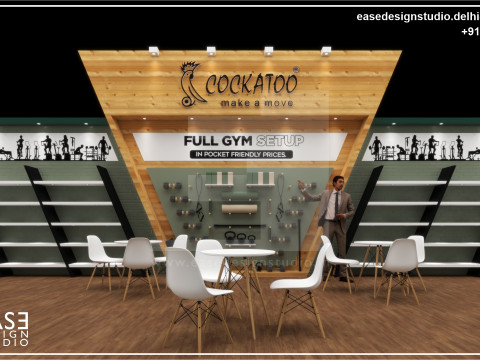 Exhibition Stand 19x10 3Sides D1V1 3D 模型