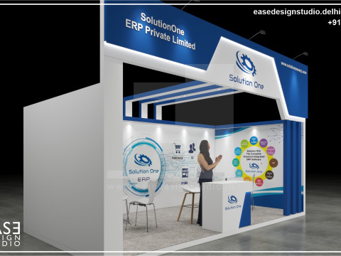 Exhibition Stand 6x3 1Side D2V1 Modelo 3D