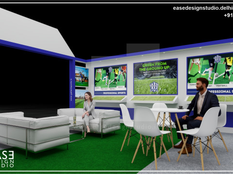 Exhibition Stand 6x6 3Sides D2V1 Modèle 3D