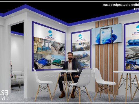 Exhibition Stand 6x3 2Sides D1V1 3D Model