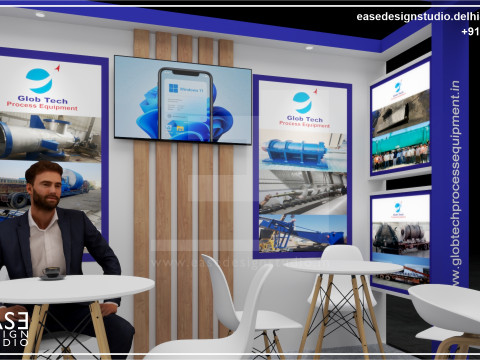 Exhibition Stand 6x3 2Sides D1V1 3D Model