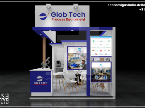Exhibition Stand 6x3 2Sides D1V1 3D Model