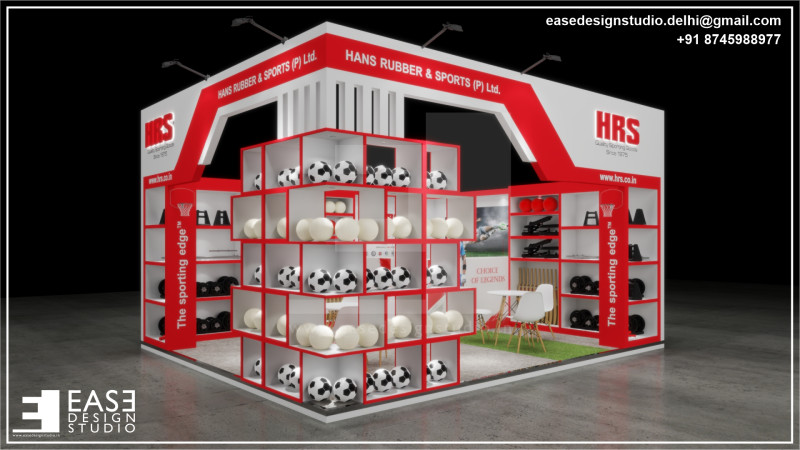 Exhibition Stand 6x5 2Sides D2V1 3Dモデル .c4d .max .obj .3ds .fbx .stl .blend 