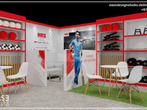 Exhibition Stand 6x5 2Sides D2V1 3Dモデル