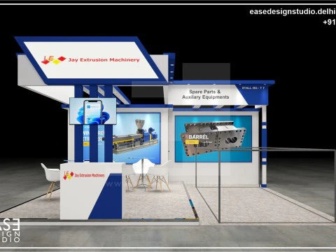 Стенд выставочный 6х6 3Стор. D3V1 3D Модель