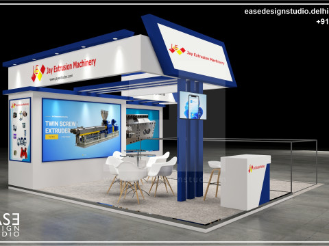Exhibition Stand 6x6 3Sides D3V1 Model 3D