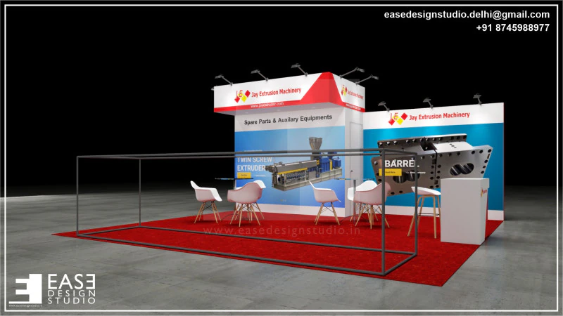 Exhibition Stand 6x6 3Sides D5V1 3D Model .c4d .max .obj .3ds .fbx .stl .blend 