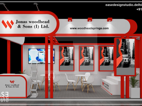 Exhibition Stand 6x3 2Sides D2V1 Modello 3D
