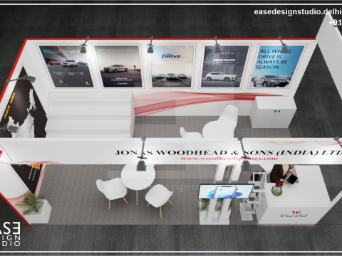 Exhibition Stand 6x3 2Sides D4V1 3D 模型