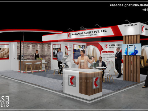 Exhibition Stand 10x7 2Sides D1V1 3D 模型