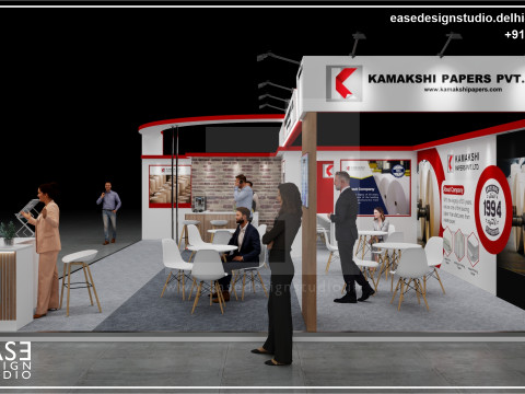 Exhibition Stand 10x7 2Sides D1V1 3D 模型
