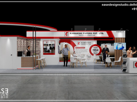 Exhibition Stand 10x7 2Sides D1V1 3D 模型