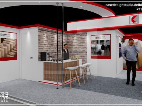 Exhibition Stand 10x7 2Sides D1V1 3D 模型