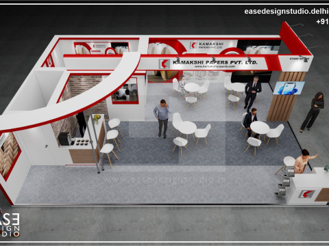 Exhibition Stand 10x7 2Sides D1V1 3D 模型