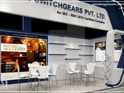 Exhibition Stand 9x3 2Sides D1V1 Model 3D