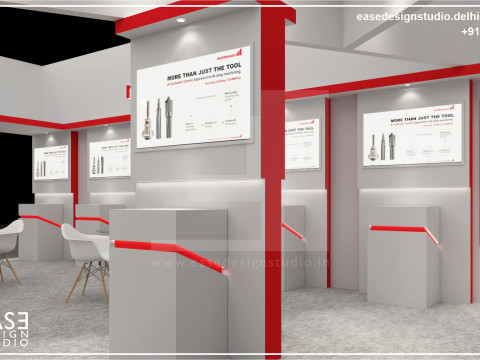 Exhibition Stand 13x8 2Sides D1V1 Model 3D