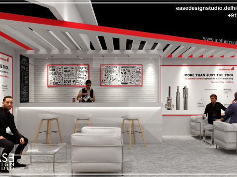 Exhibition Stand 13x8 2Sides D1V1 Model 3D