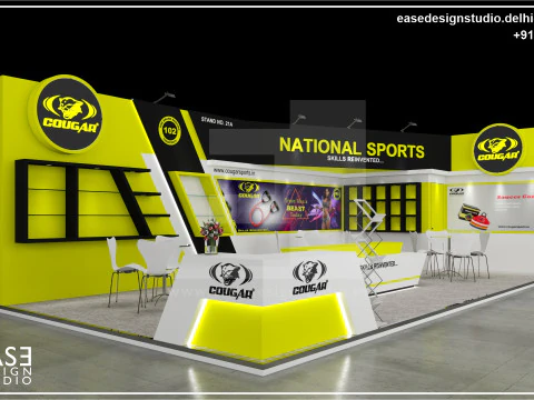 Stand Espositivo 10x5 2Lati D1V1 Modello 3D