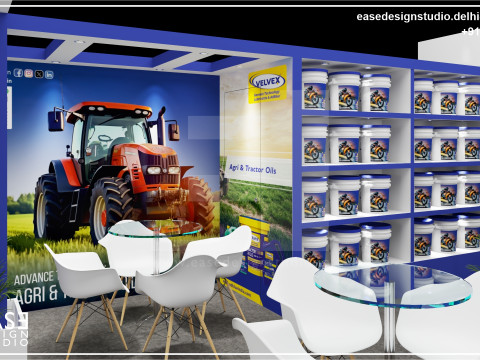Exhibition Stand 6x6 3Sides D6V1 3Dモデル
