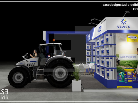 Exhibition Stand 6x6 3Sides D7V1 3Dモデル