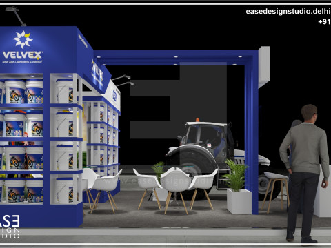 Exhibition Stand 6x6 3Sides D7V1 3Dモデル