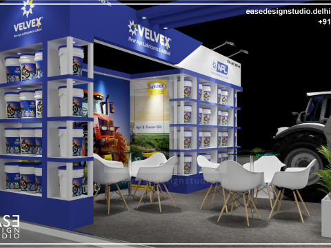 Exhibition Stand 6x6 3Sides D7V1 3Dモデル