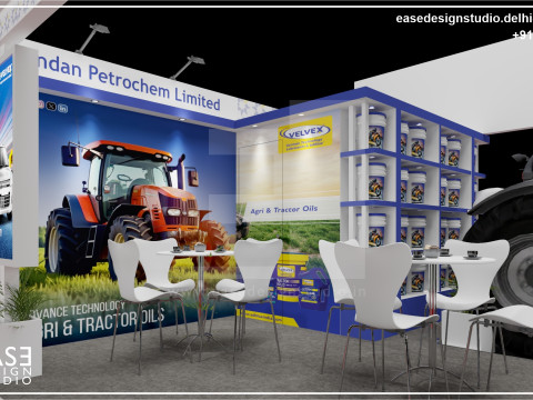 Exhibition Stand 6x6 3Sides D8V1 Model 3D