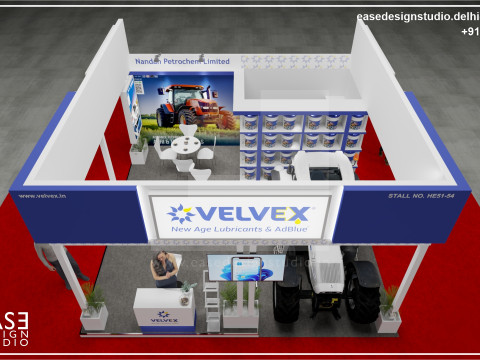 Exhibition Stand 6x6 3Sides D8V1 Model 3D