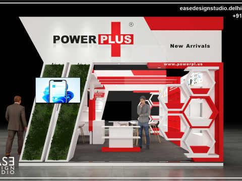 Exhibition Stand 8x5 3Sides D1V1 3D 模型