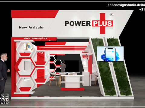 Exhibition Stand 8x5 3Sides D1V1 3D 模型