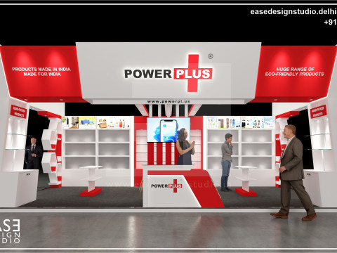 Exhibition Stand 8x5 3Sides D1V1 3D 模型