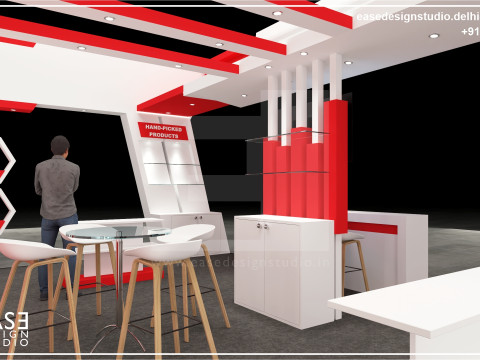 Exhibition Stand 8x5 3Sides D1V1 3D 模型