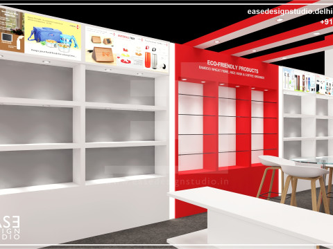 Exhibition Stand 8x5 3Sides D1V1 3D 模型