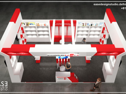 Exhibition Stand 8x5 3Sides D1V1 3D 模型