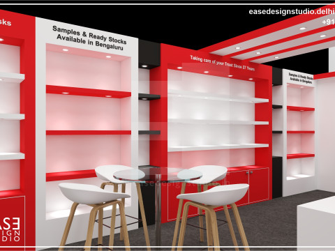 Exhibition Stand 8x5 3Sides D2V1 3D 모델
