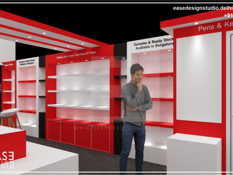 Exhibition Stand 8x5 3Sides D2V1 3D 모델