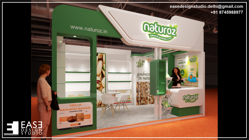 Exhibition Stand 6x5 2Sides D3V1 Modello 3D .c4d .max .obj .3ds .fbx .stl .blend