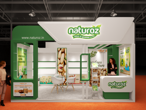 Exhibition Stand 6x5 2Sides D3V1 3D Модель