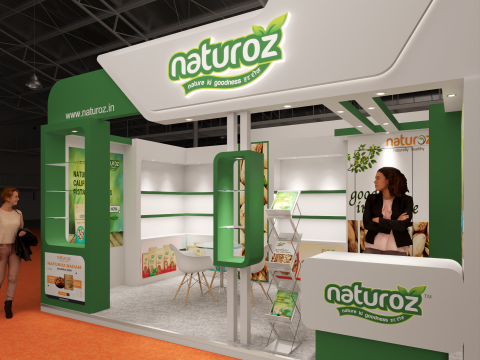 Exhibition Stand 6x5 2Sides D3V1 3D Модель