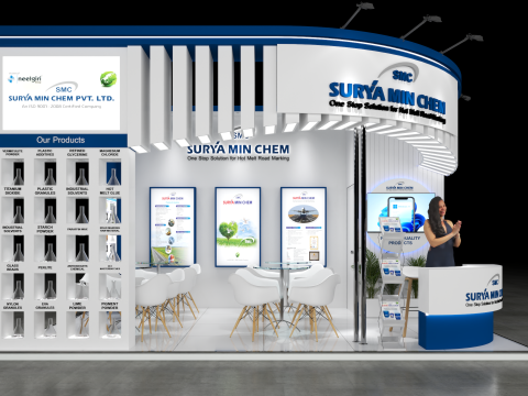 Exhibition Stand 6x4 3Sides D4V1 Model 3D