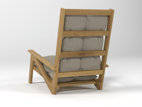 Garden armchair Modèle 3D