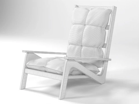 Garden armchair 3D Model